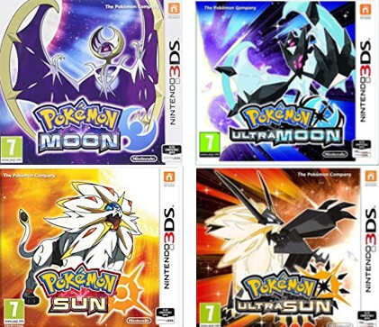 	Pokémon Sun / Moon / Ultra Sun / Ultra Moon	